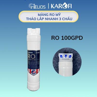 Màng RO 100GDP Karofi Mỹ 3 chấu thay nhanh Chính Hãng cho máy U95 Pro,... - Bảo Hành 3 Tháng