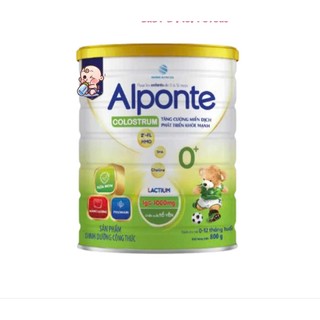 (Date T1. 2028)Sữa Alponte Colostrum mẫu mới  800g - Tăng cân, tăng cường miễn dịch