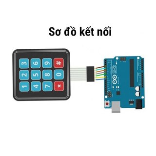 Bàn Phím Ma Trận Mềm 3x4 Keypad
