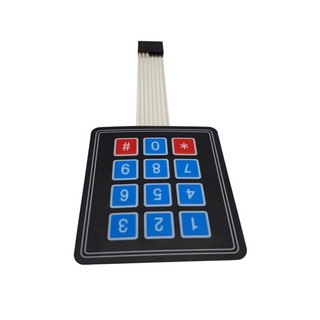 Bàn Phím Ma Trận Mềm 3x4 Keypad