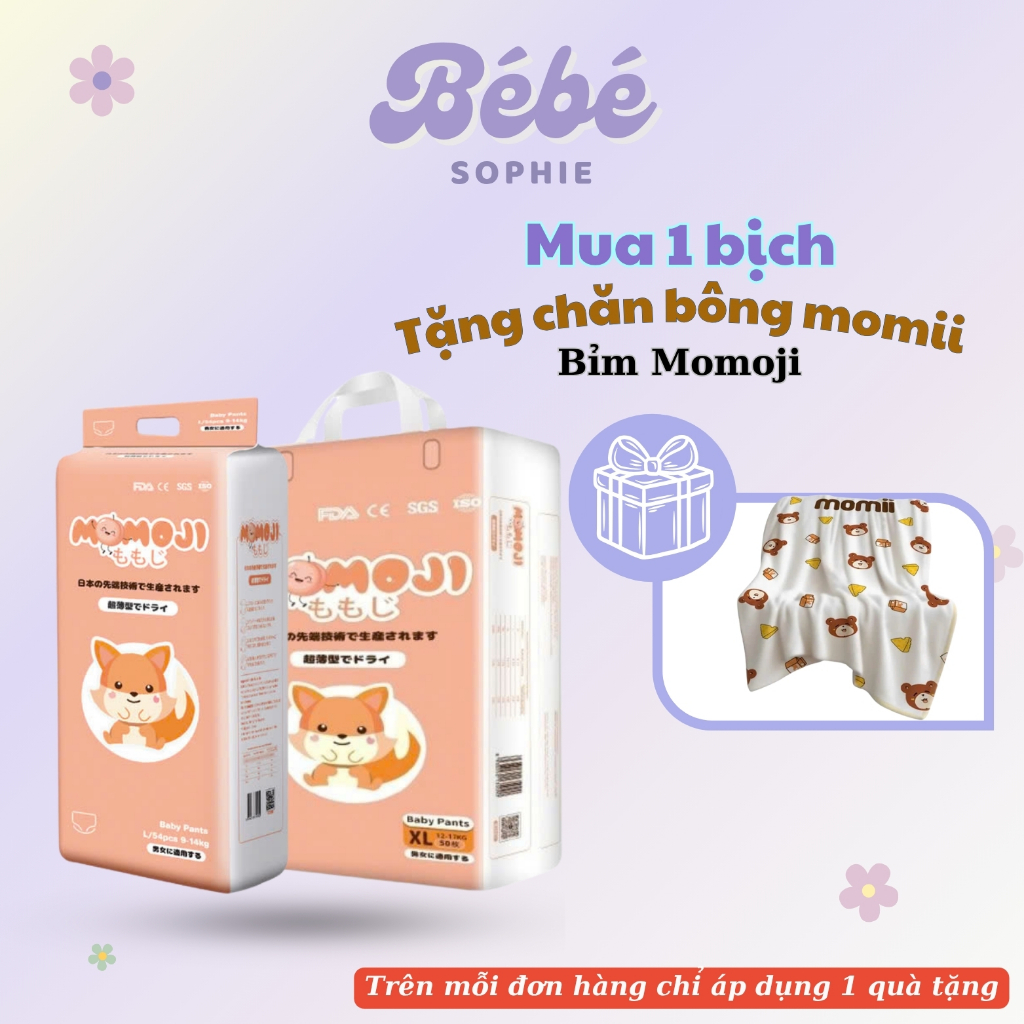Tã/Bỉm quần Momoji siêu thấm hút cho bé yêu  - Bebe Sophie