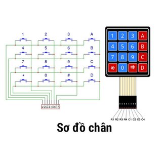 Bàn Phím Ma Trận 4x4