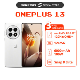  Điện thoại OnePlus 13 Chip Snapdragon 8 Elite Ram 12 256GB Pin 6000 mAh. SonPixel 