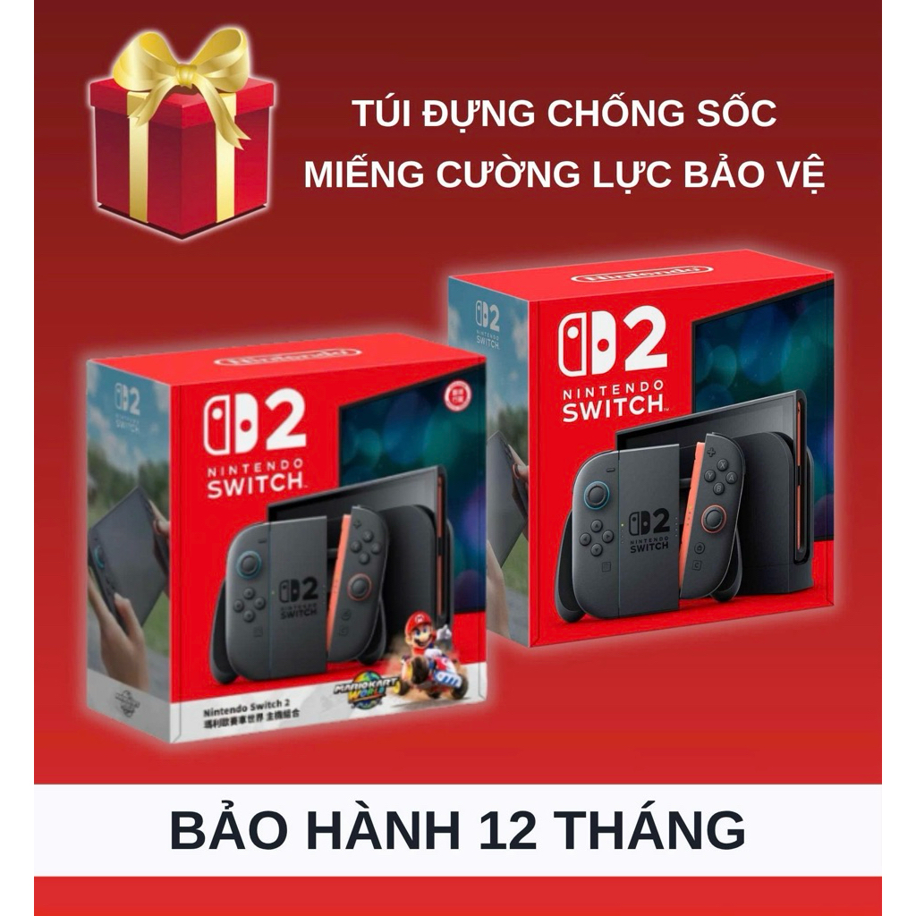 [Tặng cường lực+ Túi] Máy chơi game Nintendo Switch 2
