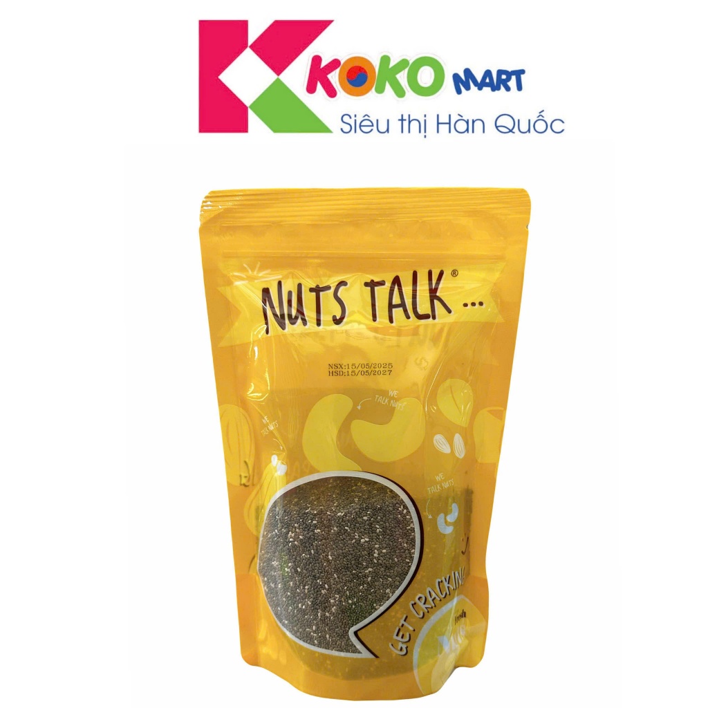 Hạt Chia đen Nuts Talk túi 250g
