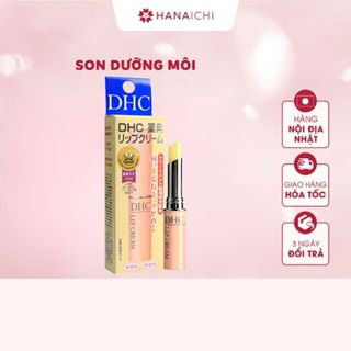 Son Dưỡng Môi DHC Lip Cream Nhật Bản 1.5g Không Màu Dưỡng Ẩm Làm Mềm Môi Chống Khô Nứt