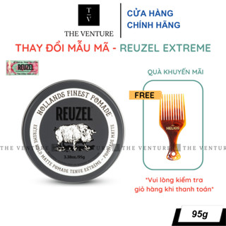 Sáp vuốt tóc Reuzel Extreme Hold Matte Pomade - Pomade heo xám