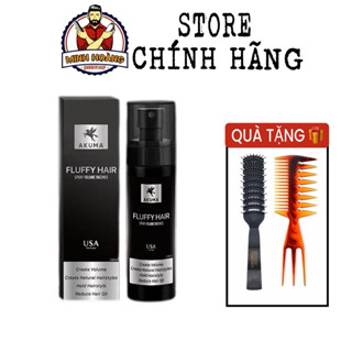 Xịt bồng bềnh tóc Akuma Fluffy Hair 120ml giúp tạo độ phồng và bảo vệ mái tóc dành cho nam và nữ