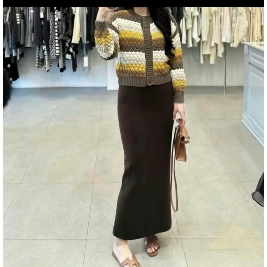 👗 CHÂN VÁY LEN  DÁNG DÀI XẺ SAU– Must-have Item Cho Tủ Đồ Con Gái 👗 𝐐𝐮𝐢𝐧.𝐒𝐭𝐲𝐥𝐞-CH95HM