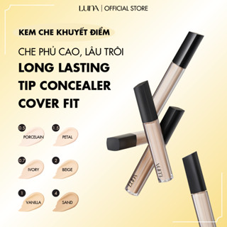  LIVE  Kem che khuyết điểm lâu trôi Luna LongLasting Tip Concealer Cover-Fit hoàn hảo tự nhiên 7.5g 