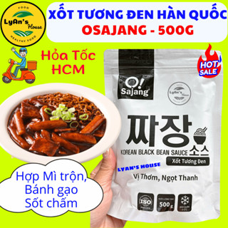 (Hỏa Tốc HCM) Xốt Tương Đen Hàn Quốc Osajang – Sốt Mì Đen Jjajang, dùng Bánh gạo mì trộn Đồ Ăn Vặt, chấm xốt Gà Rán ngon