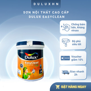  Sơn tường trong nhà Dulux Easyclean kháng viruss lau chùi hiệu quả bề mặt mờ - 1 lít 