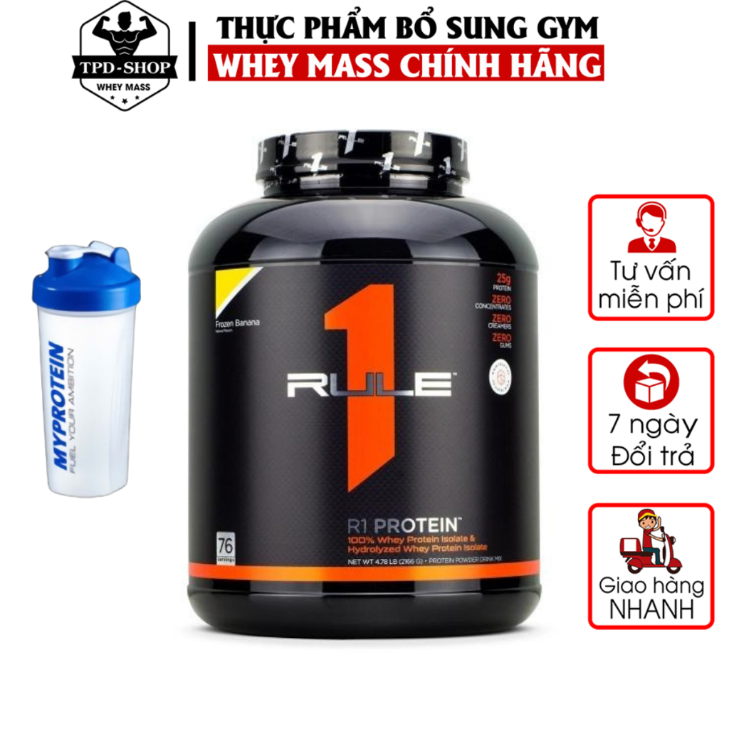 R1 protein 5lbs | 2,3kg - 71 Serving | Rule 1 protien | Whey Hydrolyzes + Isolate