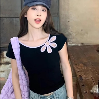 áo baby tee ôm body đen kiểu dáng cute hàn quốc đẹp hot mùa hè Eleclassm áo thun local brand áo coquette tay ngắn