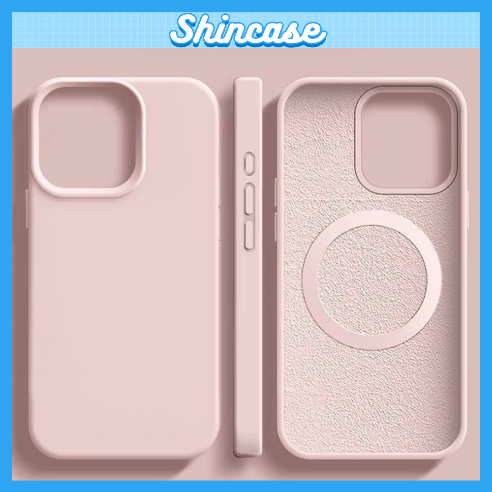  Ốp Lưng iPhone Chống Bẩn Lót Nhung Từ Tính Hỗ Trợ Sạc Không Dây Cao Cấp - iP X XS XR 11 12 13 14 15 16 17 Plus Pro Max 