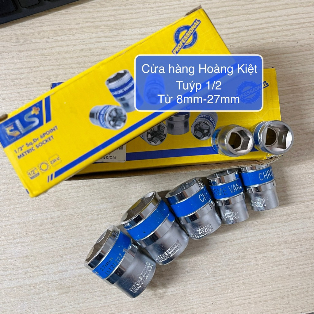 ĐẦU TUÝP KHẨU LỤC GIÁC (TUÝP VẶN THÁO MỞ ỐC 1/2) LS+