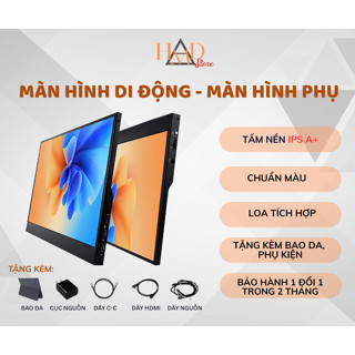 [Hoả tốc HCM rẻ nhất] Màn hình di động máy tính, màn hình phụ LANLIPU 14inch/15.6inch FHD 2K 4K