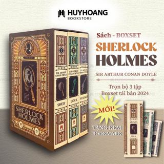 Sách Boxset Sherlock Holmes Trọn Bộ 3 Tập Tái Bản 2024, Sách Trinh Thám, Tiểu Thuyết Trinh Thám