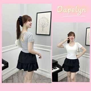 Áo thun ôm babytee cổ chữ U, Có Mút Ngực , áo thun nữ ôm body dây đan hở lưng vải tăm hàn co dãn 4 chiều quyến rũ