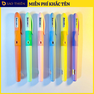 Bút Máy Sao Thiên S208 Ngòi Kim Tinh Êm Trơn Nét Đều [KHẮC TÊN MIỄN PHÍ]