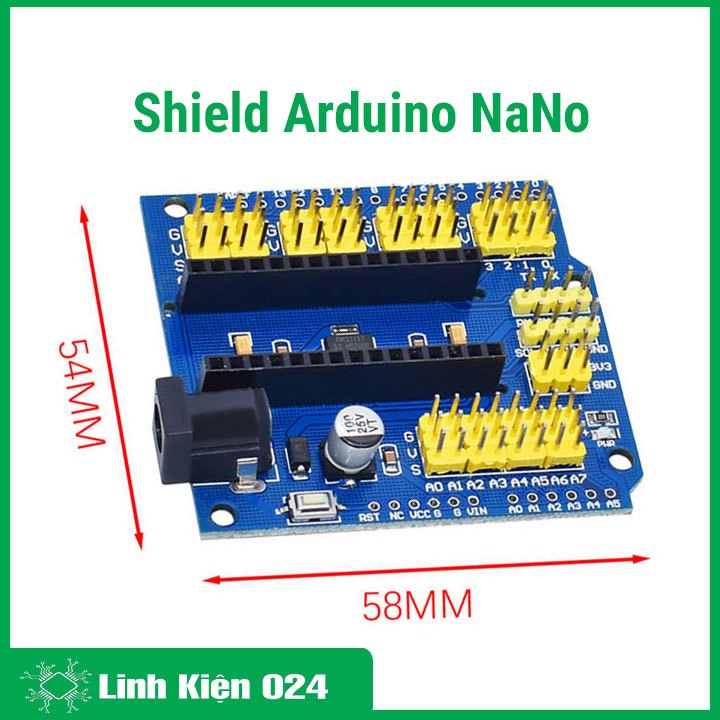 Shield Mở Rộng Arduino NaNo