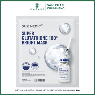 [DEAL SỐC] Mặt Nạ Sur.Medic+ Tinh Chất Glutathione Làm Sáng Da 30g Hasaki Sản Phẩm Chính Hãng