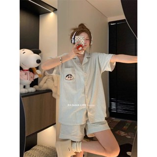 Đồ Ngủ Nữ Pijama Cotton Cao Cấp Hàng Hiệu TIMI, Bộ Đồ Ngủ Nữ Mặc Nhà Kẻ Caro Đáng Yêu Mềm Mại TM10