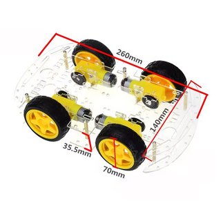 Khung Xe Robot 4 Bánh