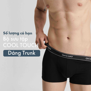 Quần lót sịp nam trunk cool touch Cotton modal sợi tự nhiên thoáng mát mềm mịn lành tính - ONOFF