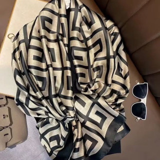 Khăn Choàng Lụa Đi Biển 180x90cm Họa Tiết Thanh Lịch Nhẹ Nhàng Sang Trọng, Khăn Choàng Cổ (TRAM)