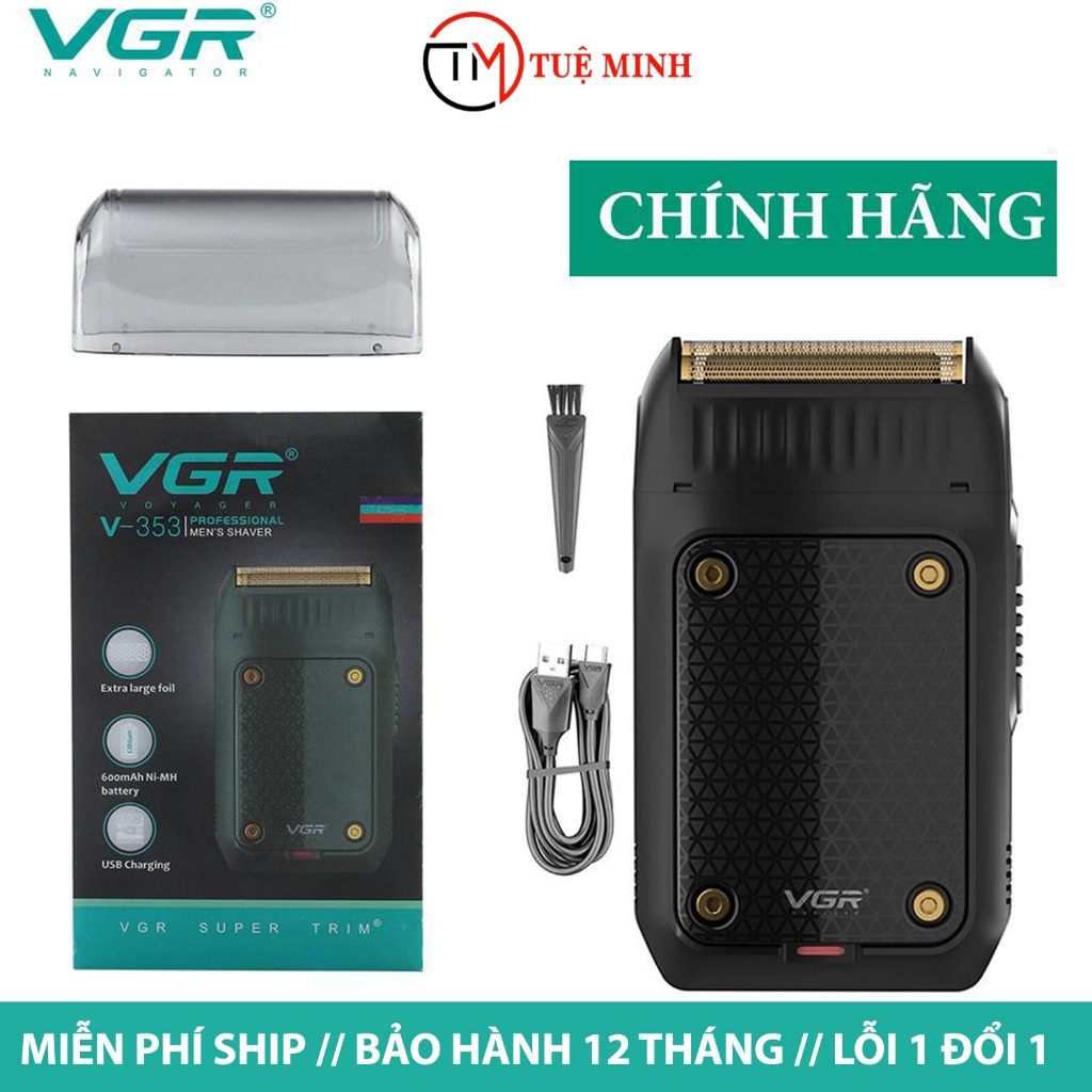 Máy cạo râu VGR-353 Máy sử dụng nhiều nhất hiện nay của hãng VGR.Máy khỏe,cạo sạch,Bảo hành 12 tháng
