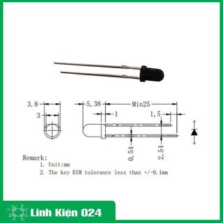 Led Thu Hồng Ngoại 3mm - 5mm