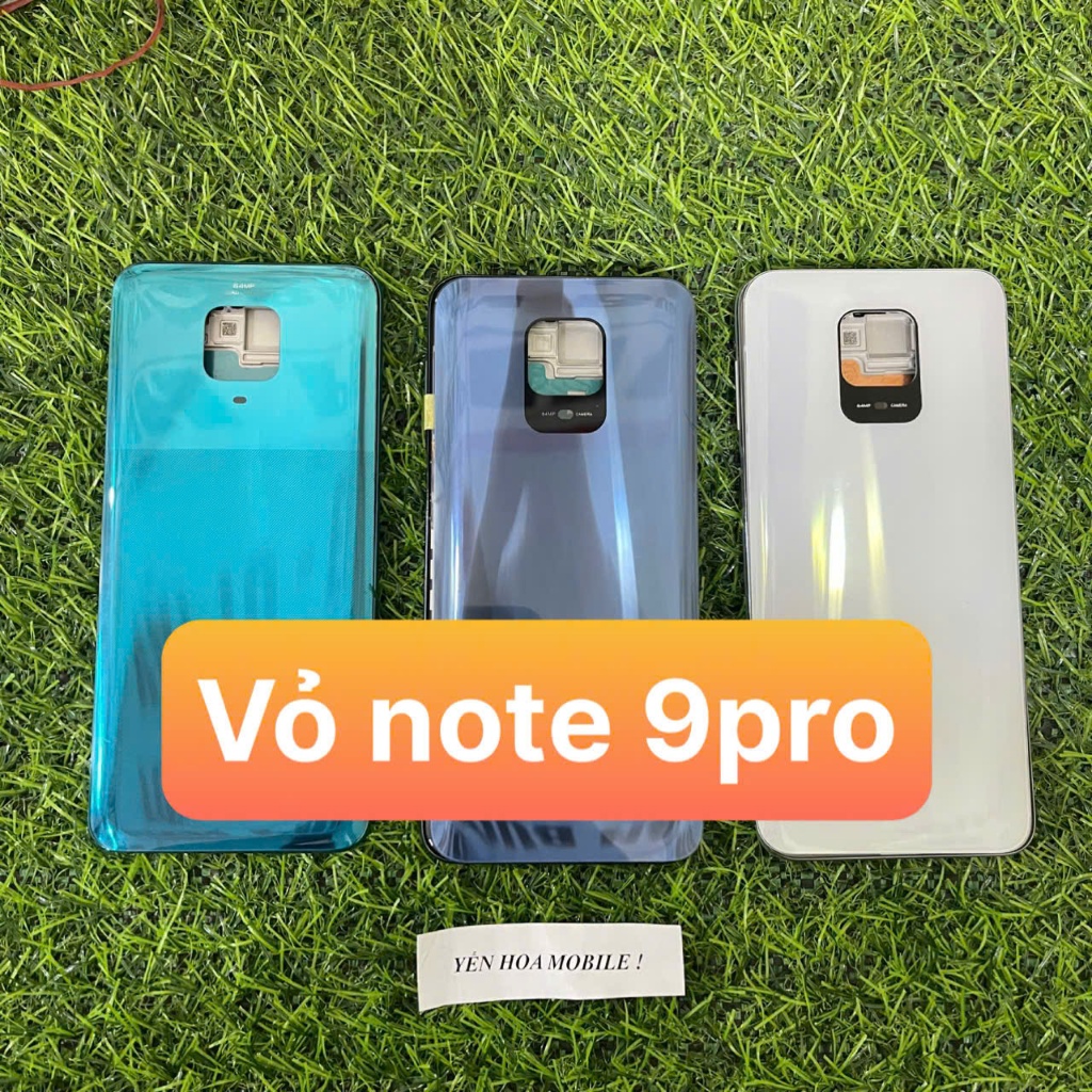 Vỏ thay mới cho các đời máy xiaomi note 9 pro 4G( Tặng ngay : Keo dán 3ml )