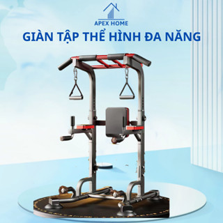  Giàn tập thể hình đa năng Giàn tập xà đơn xà kép Hỗ Trợ Tập Luyện Toàn Thân Tích Hợp Dàn Tạ Gym Tại Nhà  M212 