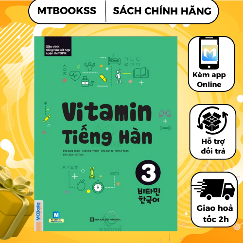 Sách - Vitamin Tiếng Hàn 3 - MCBooks