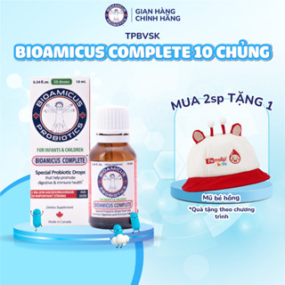 BioAmicus Complete 10 chủng lợi khuẩn hỗ trợ cải thiện hệ vi sinh đường ruột - Men Vi Sinh Cho Bé