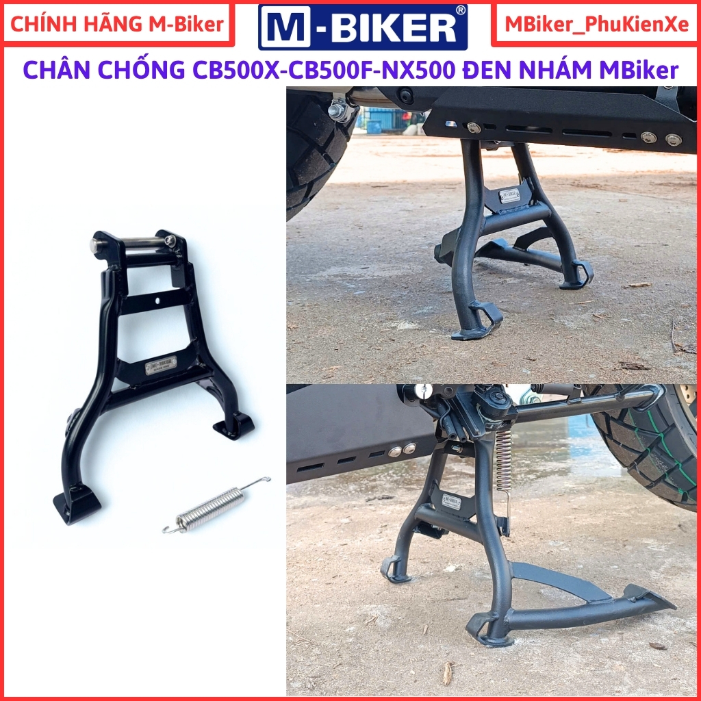 Chân chống NX500, CB500X, CB500F, chân chống đứng NX500, chân chống giữa NX500, chính hãng mbiker