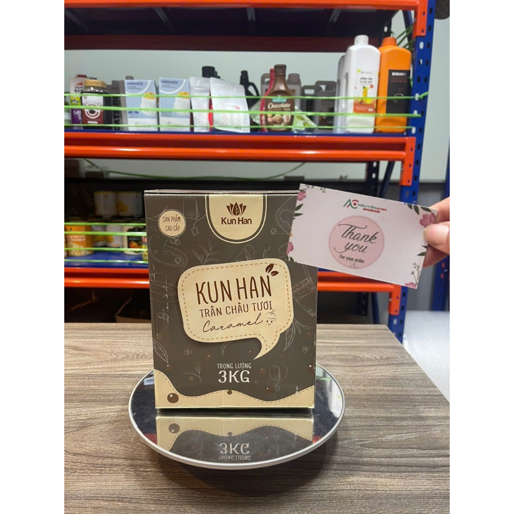 Trân châu đen KUNHAN Caramel Thượng Hạng 3kg