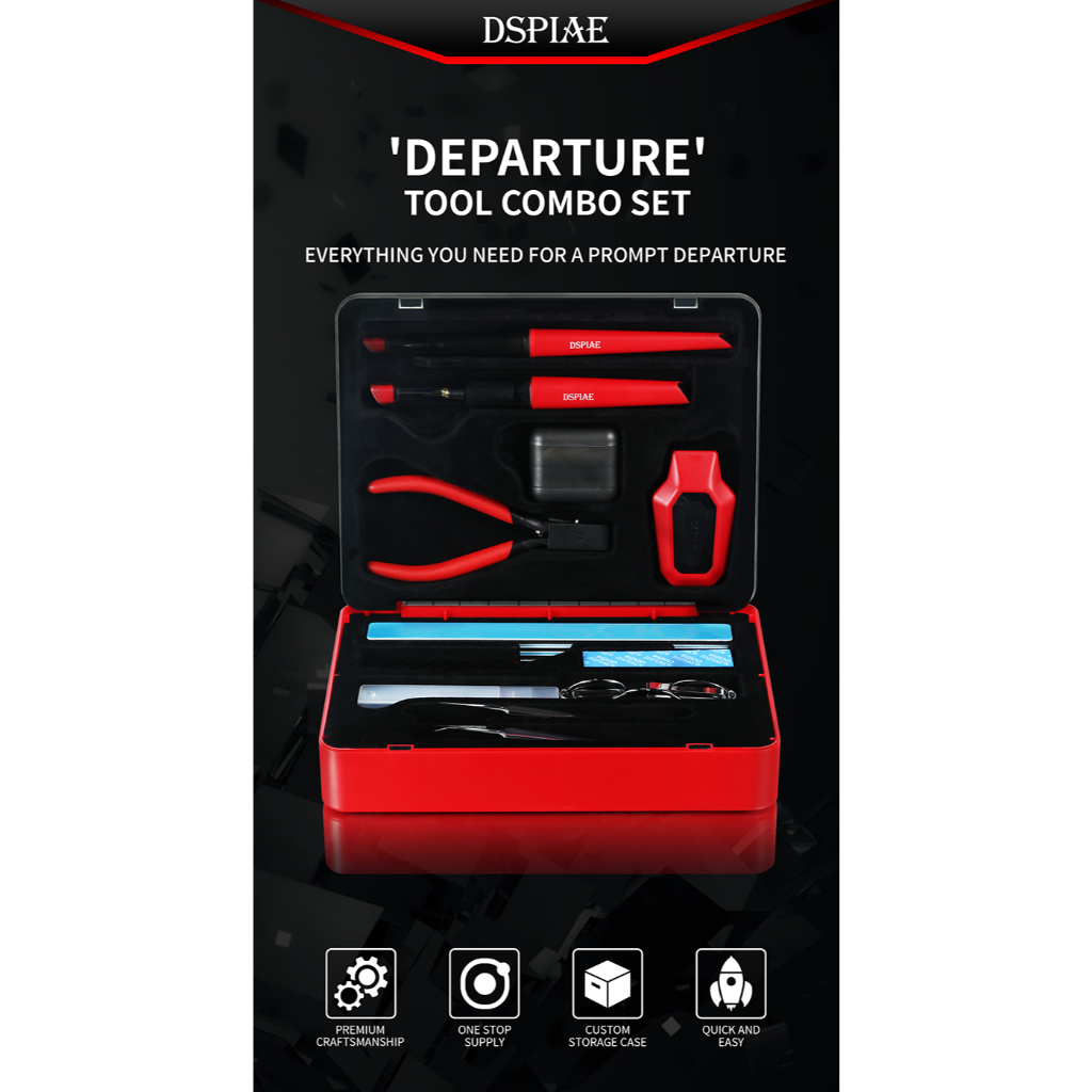 DỤNG CỤ DSPIAE TC-S01 - BỘ DỤNG CỤ NHẬP MÔN CAO CẤP CHO NGƯỜI MỚI BẮT ĐẦU DEPARTURE TOOL COMBO SET