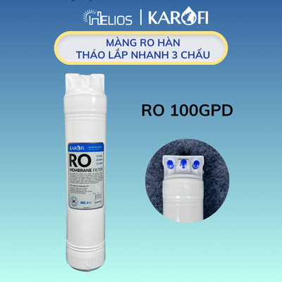 Màng RO 100GDP Karofi Hàn 3 chấu thay nhanh Chính Hãng cho máy U95 Pro,... - Bảo Hành 3 Tháng