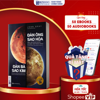 Sách Đàn Ông Sao Hỏa Đàn Bà Sao Kim - Thấu Hiểu Phụ Nữ Đàn Ông Hay, Giữ Hạnh Phúc Gia Đình, Tình Yêu