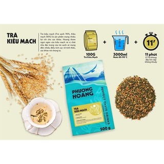 Trà Lúa Mạch / Trà Kiều Mạch Hightea cao cấp gói 600g