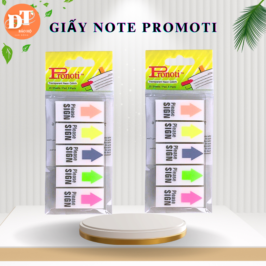 Giấy Note Please Sign Here Pronoti 45649_5 màu