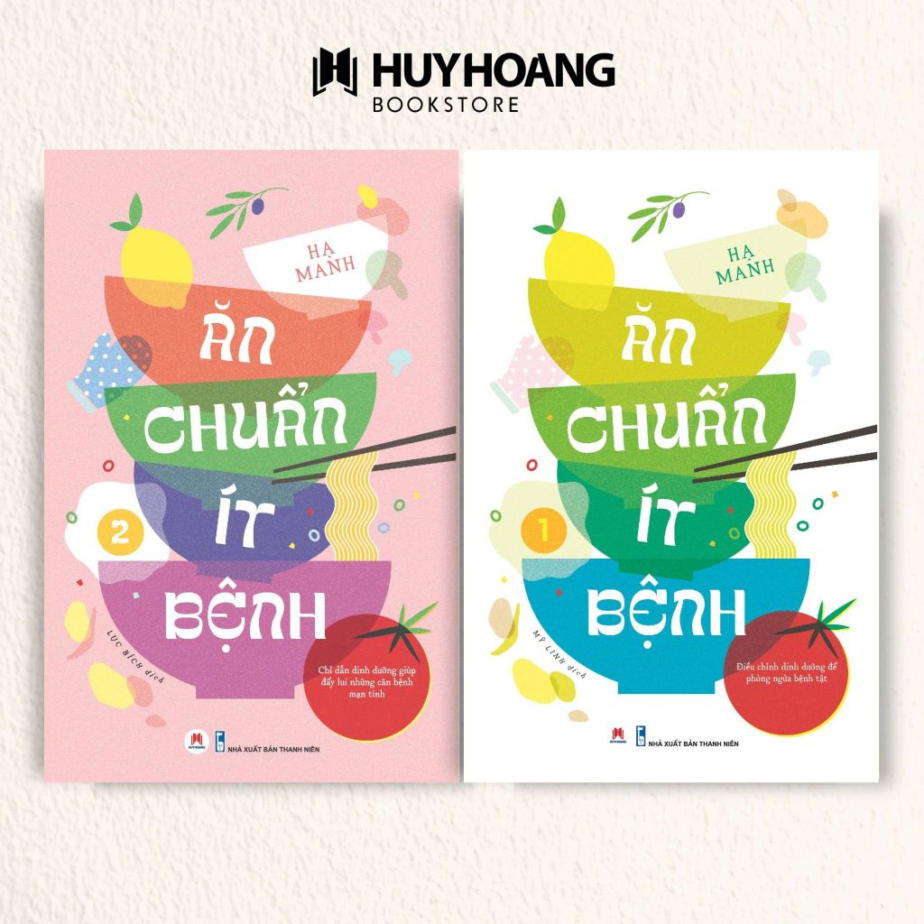 Sách - Combo 2 Cuốn Ăn Chuẩn Ít Bệnh