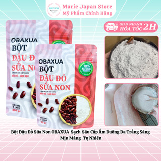  Bột Đậu Đỏ Sữa Non OBAXUA Sạch Sâu Cấp Ẩm Dưỡng Da Trắng Sáng Mịn Màng Tự Nhiên - Marie Japan 