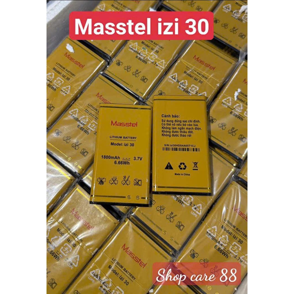 Pin hãng Mastel IZI 30 4G,1800 mAh( Bảo Hành 12 Tháng)