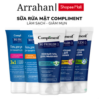Sữa Rửa Mặt Compliment No Problem Giúp Ngăn Ngừa Mụn Và Làm Sạch Sâu 200ml