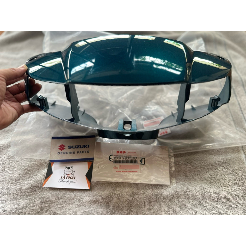 Ốp đầu (Vỏ đầu trước ) Suzuki Viva xanh lam và chữ suzuki chính hãng