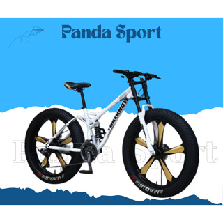   Tặng Full Phụ Kiện  Xe bánh béo vành đúc vành nan hoa 26 inch thời thượng xe 21 tốc độ - Cam kết chính hãng 