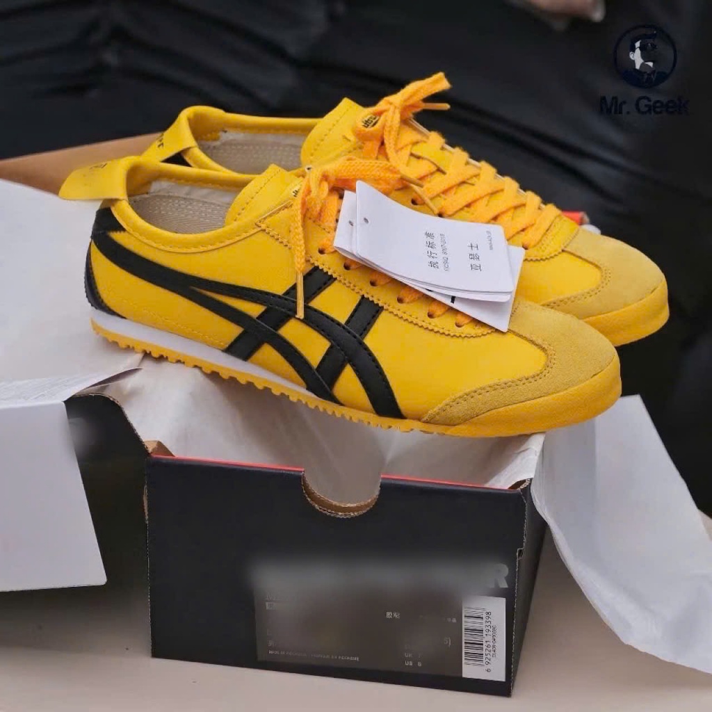 Giày Onit.su.ka Tai.gơ Mexico 66 Vàng Full Color Full Box